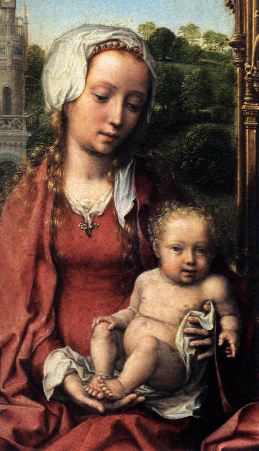 Le Retable de Malvagna (détail du panneau central)