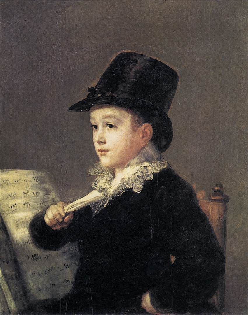Portrait de Mariano Goya, petit-fils de l'artiste