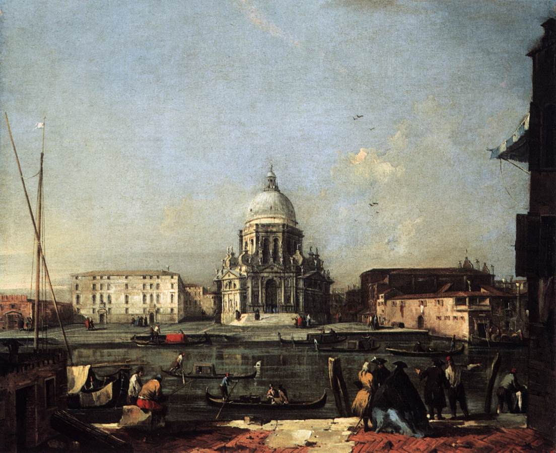 Santa Maria della Salute vue depuis l'autre rive du Canal Grande