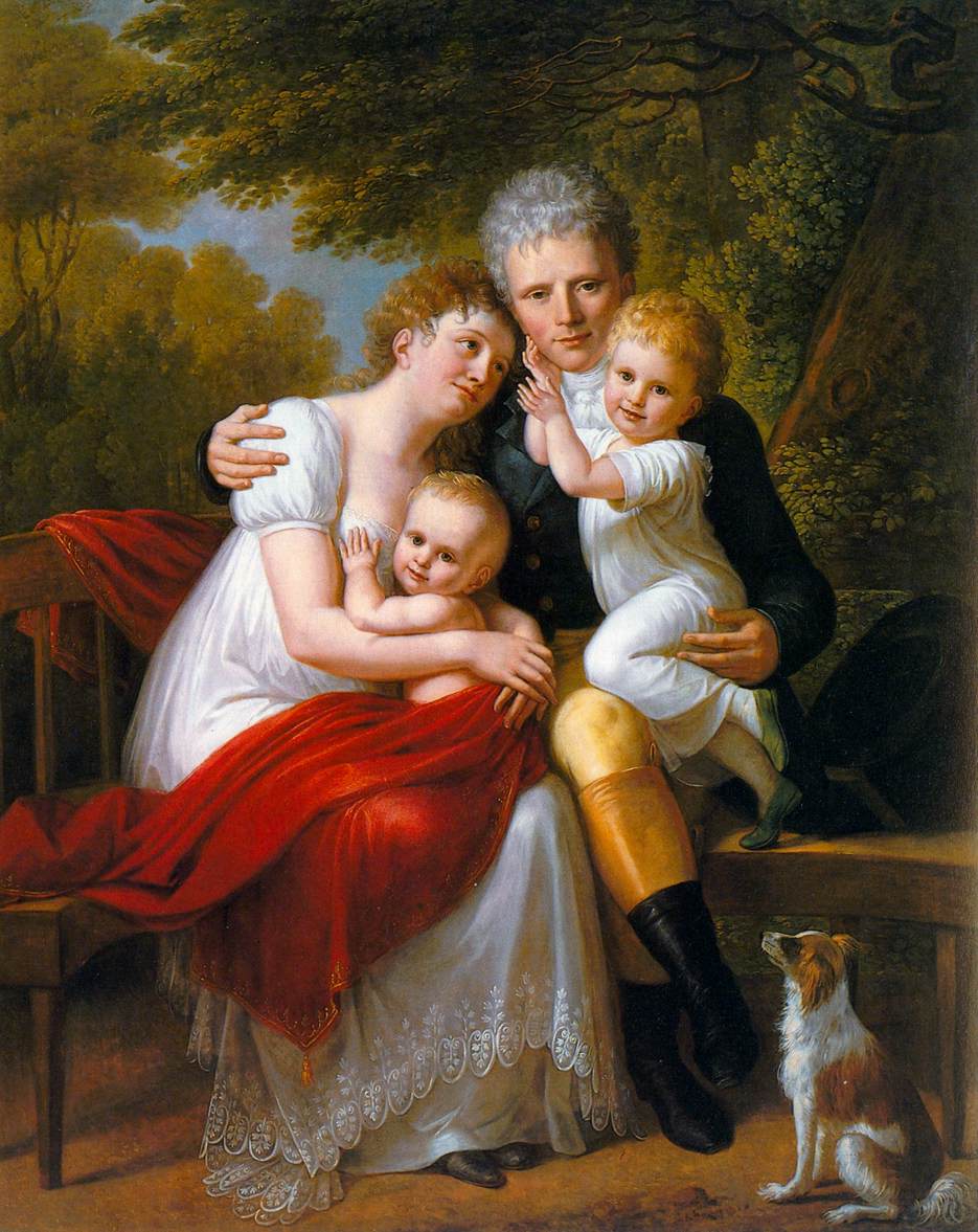 Le comte Ferdinand von Zeppelin et sa famille