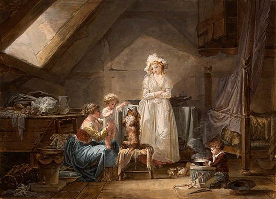 Jeune marquise française en exil à Lausanne