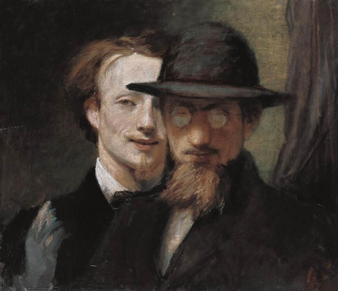 Double portrait de Marées et Lenbach