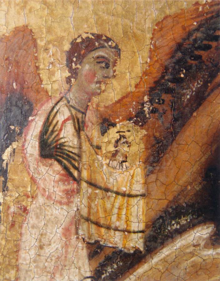 Madone et l'Enfant trônant (détail)