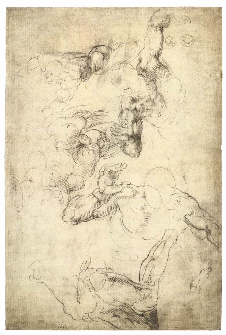 Études pour un ange volant (verso)