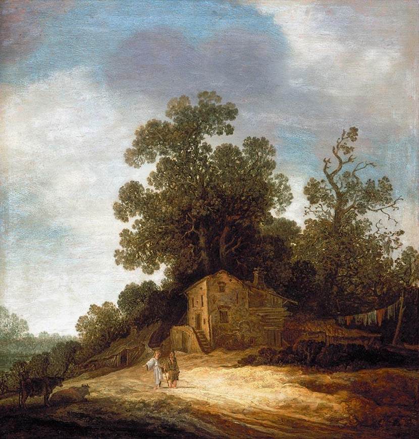 Paysage pastoral avec Tobie et l'Ange