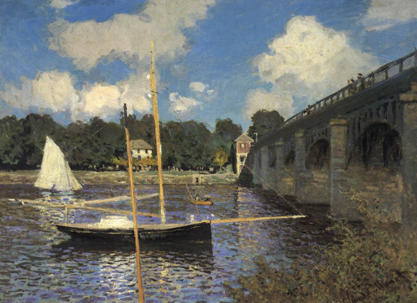 Le pont routier d'Argenteuil