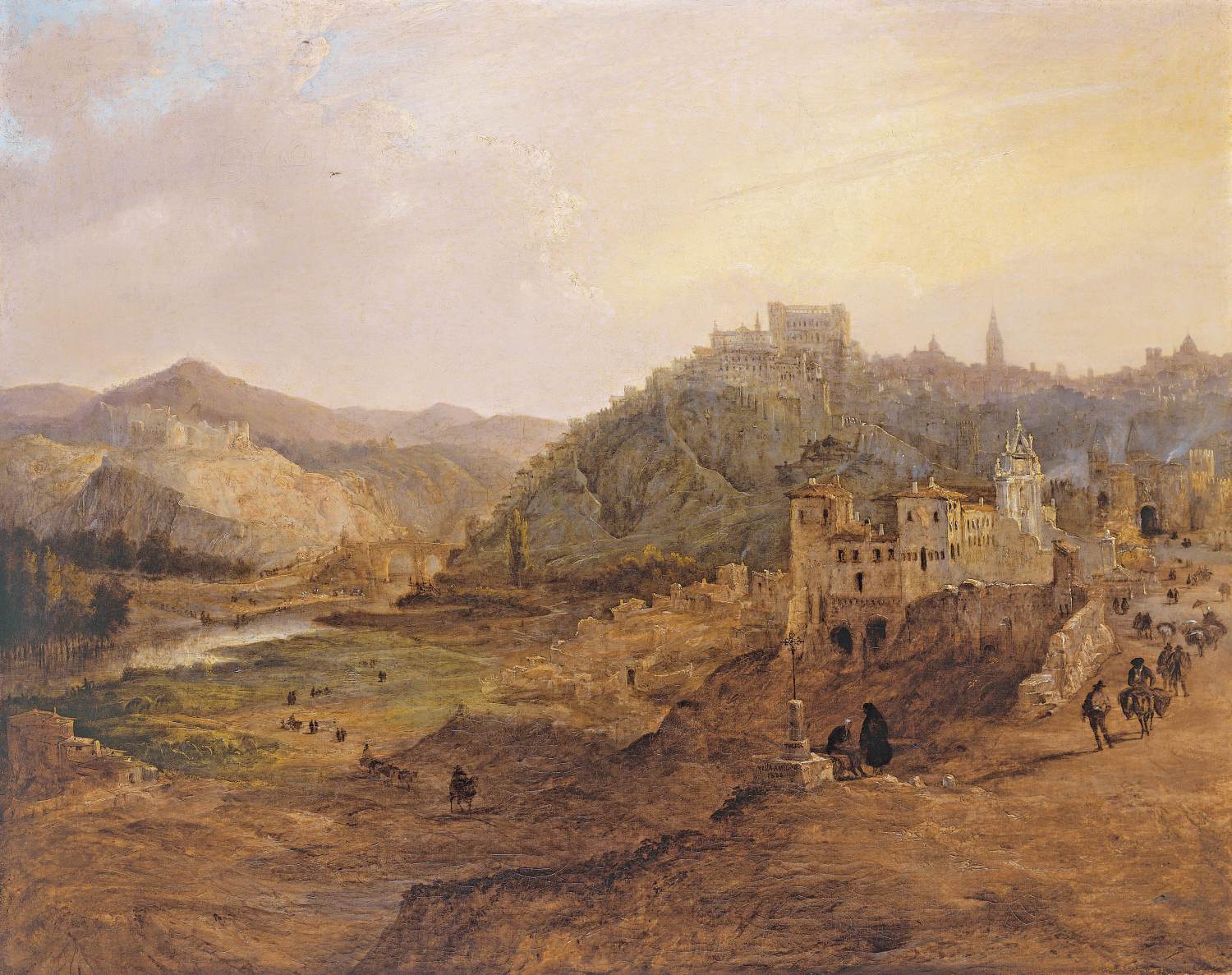 Vue générale de Tolède depuis la Croix des Chanoines