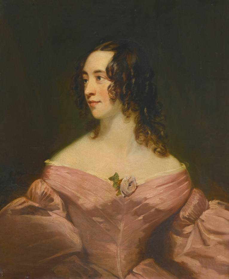 Portrait d'une dame en rose