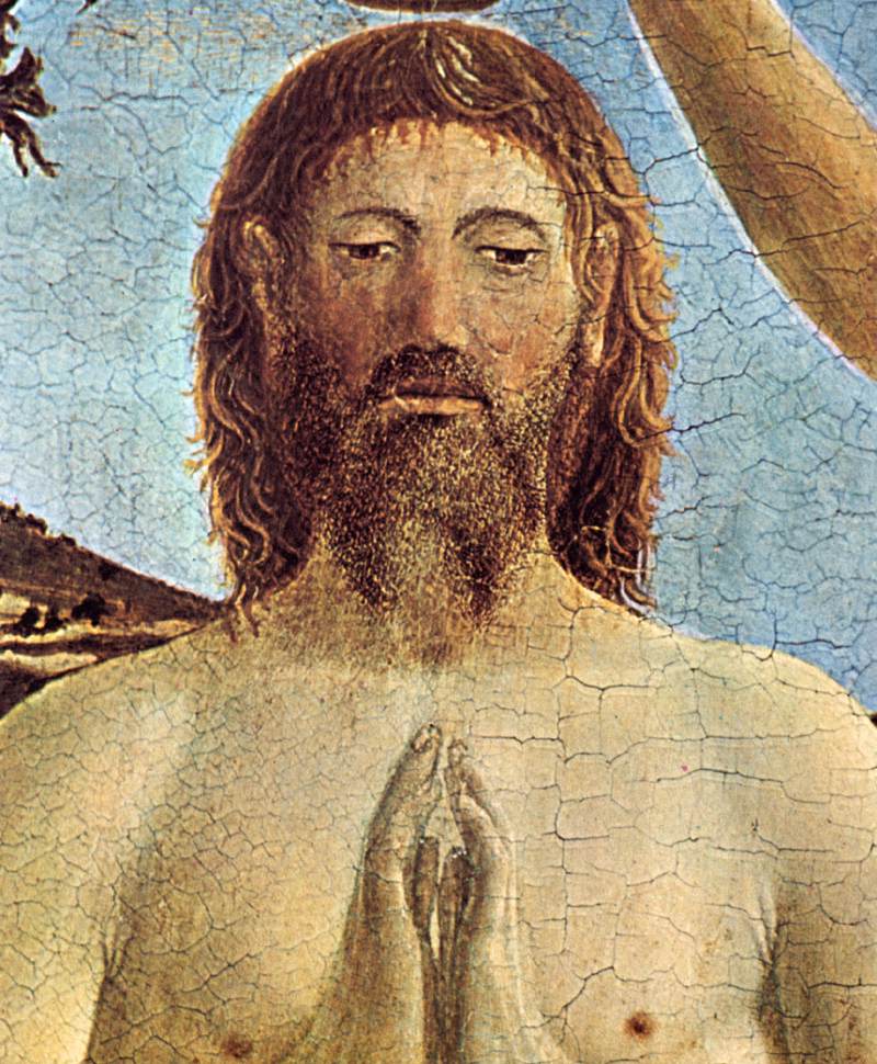 Baptême du Christ (détail)