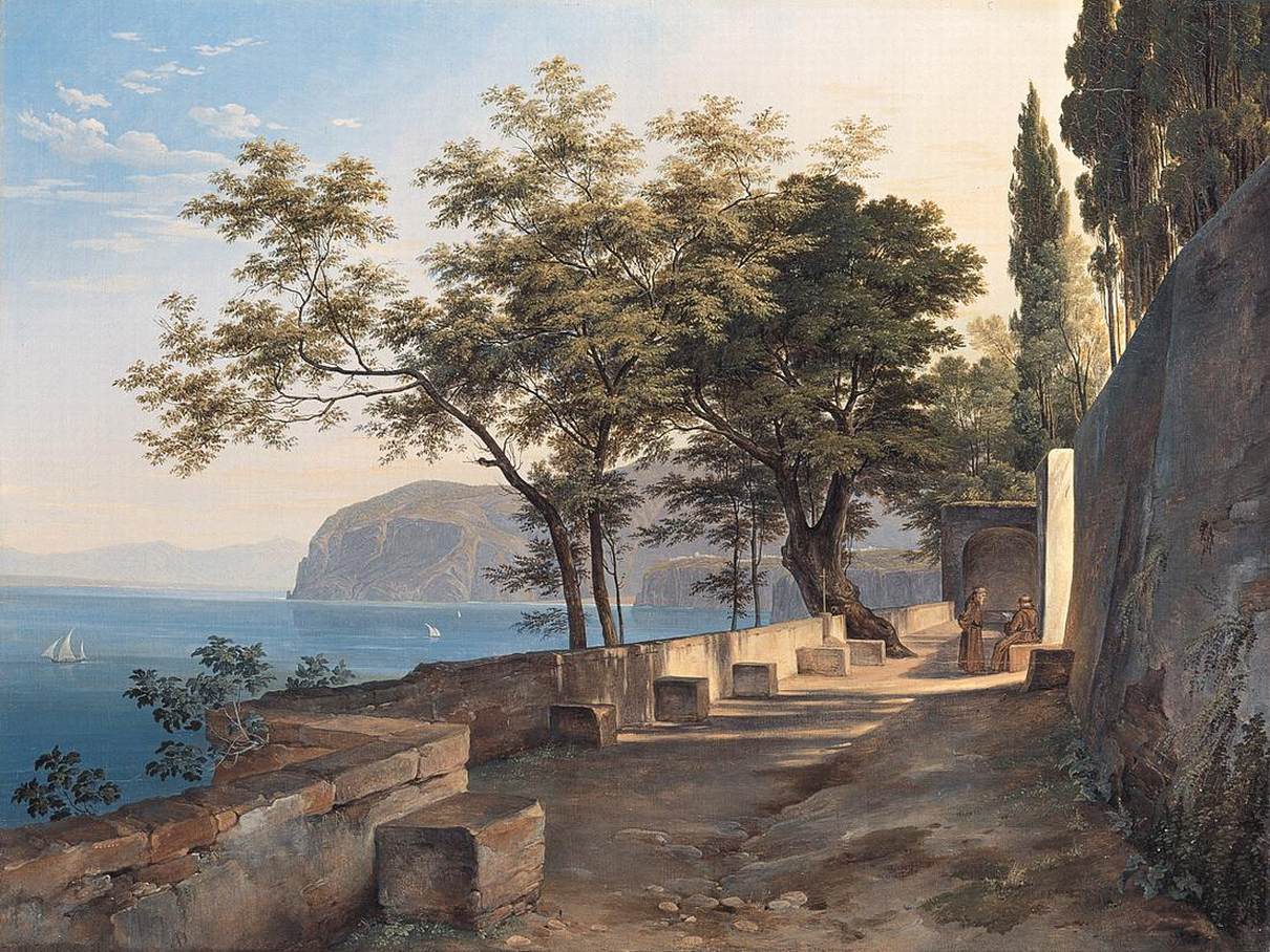 Terrasse du prieuré des Capucins à Sorrente