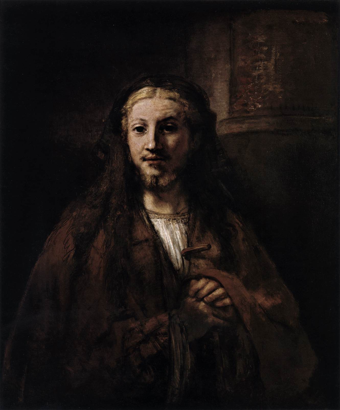 Le Christ avec un bâton