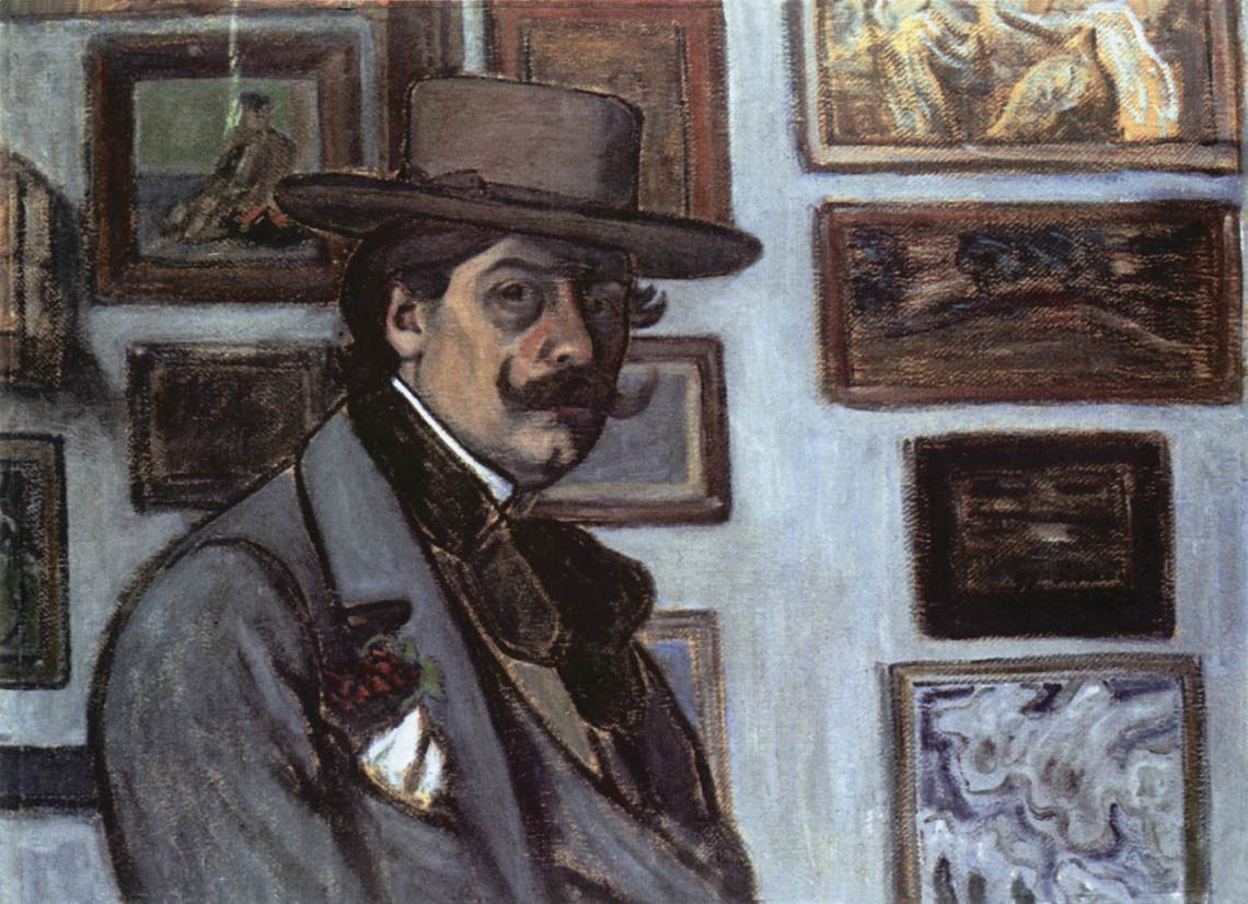 Autoportrait au chapeau brun