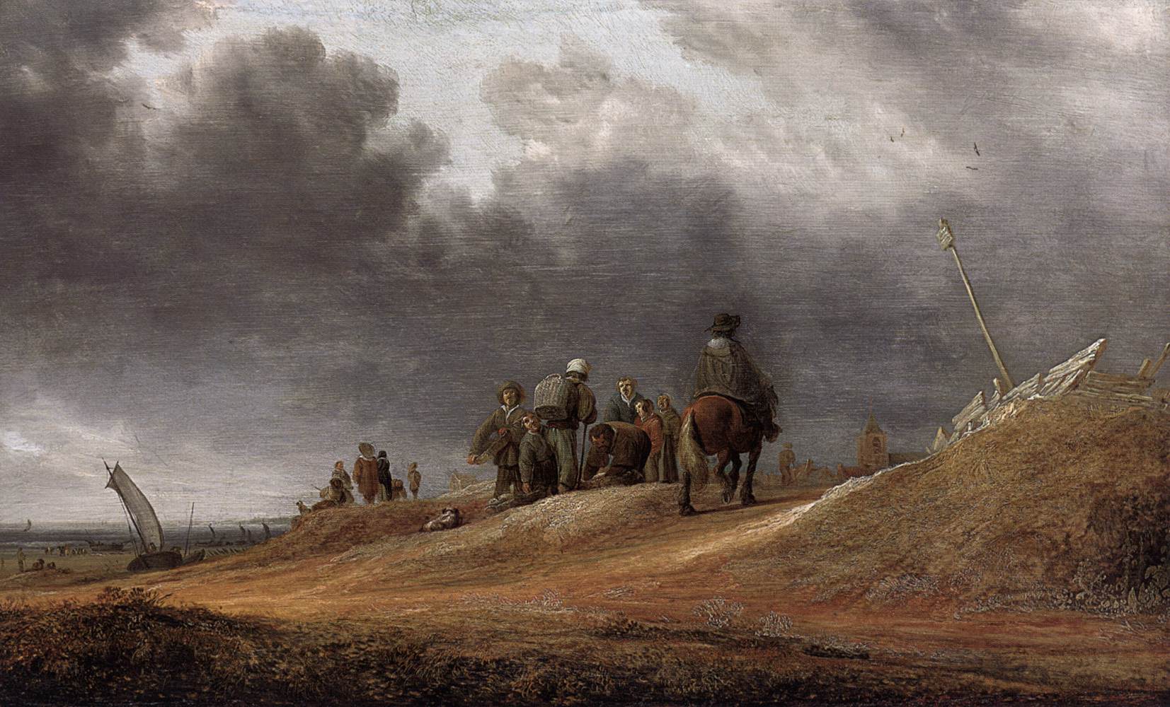 Marché au bord de la mer