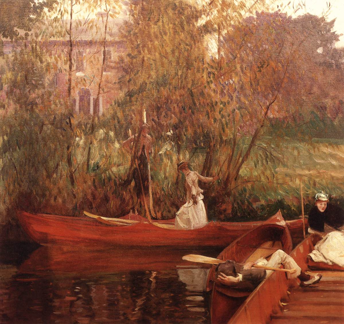 La partie en bateau