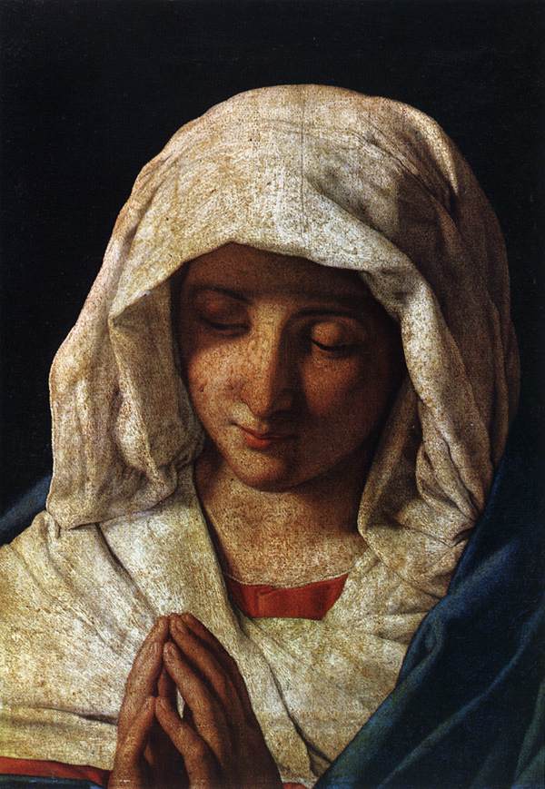 Madone en prière