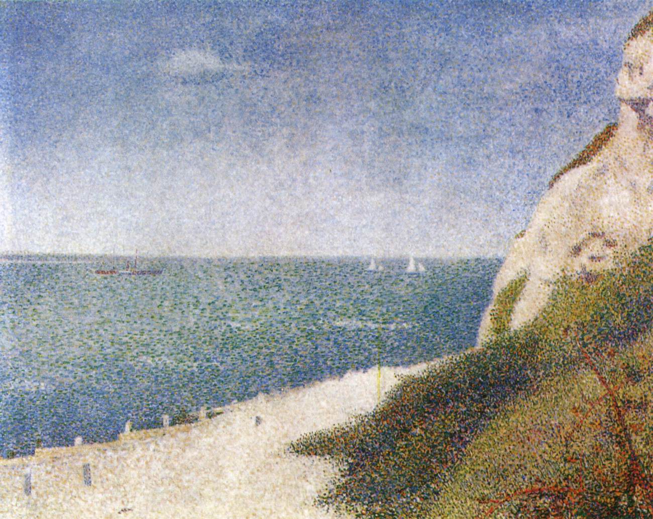 La plage du Bas-Butin près d'Honfleur