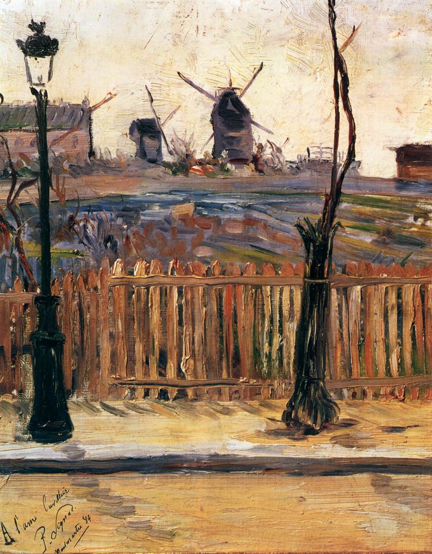 Rue Caulaincourt : moulins à Montmartre