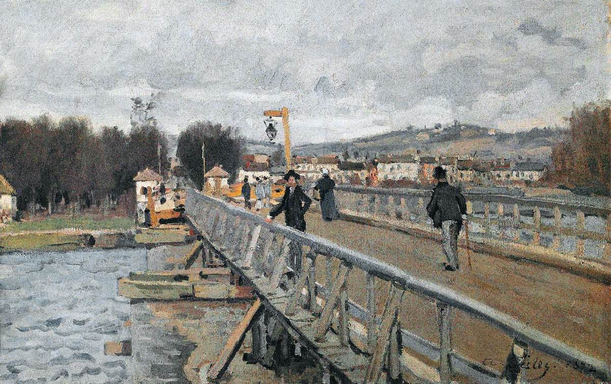 La passerelle d'Argenteuil