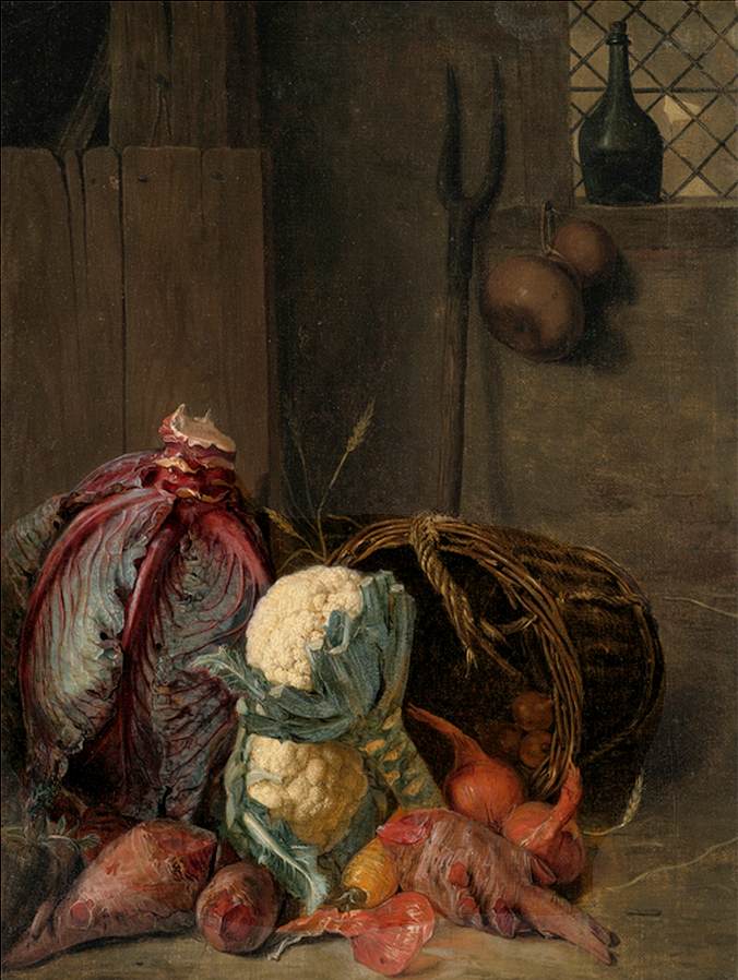 Nature morte de légumes
