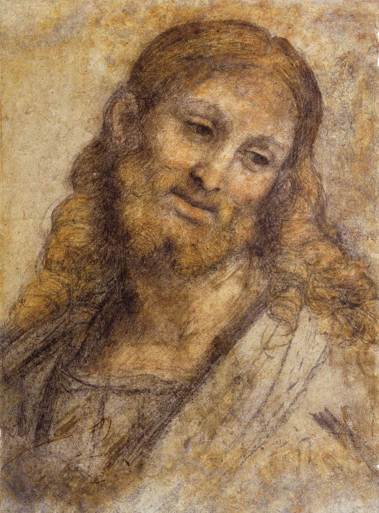 Tête d'un homme barbu