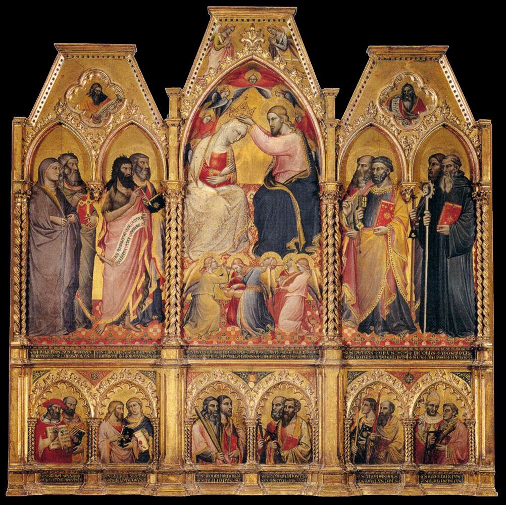 Couronnement de la Vierge (fragment)
