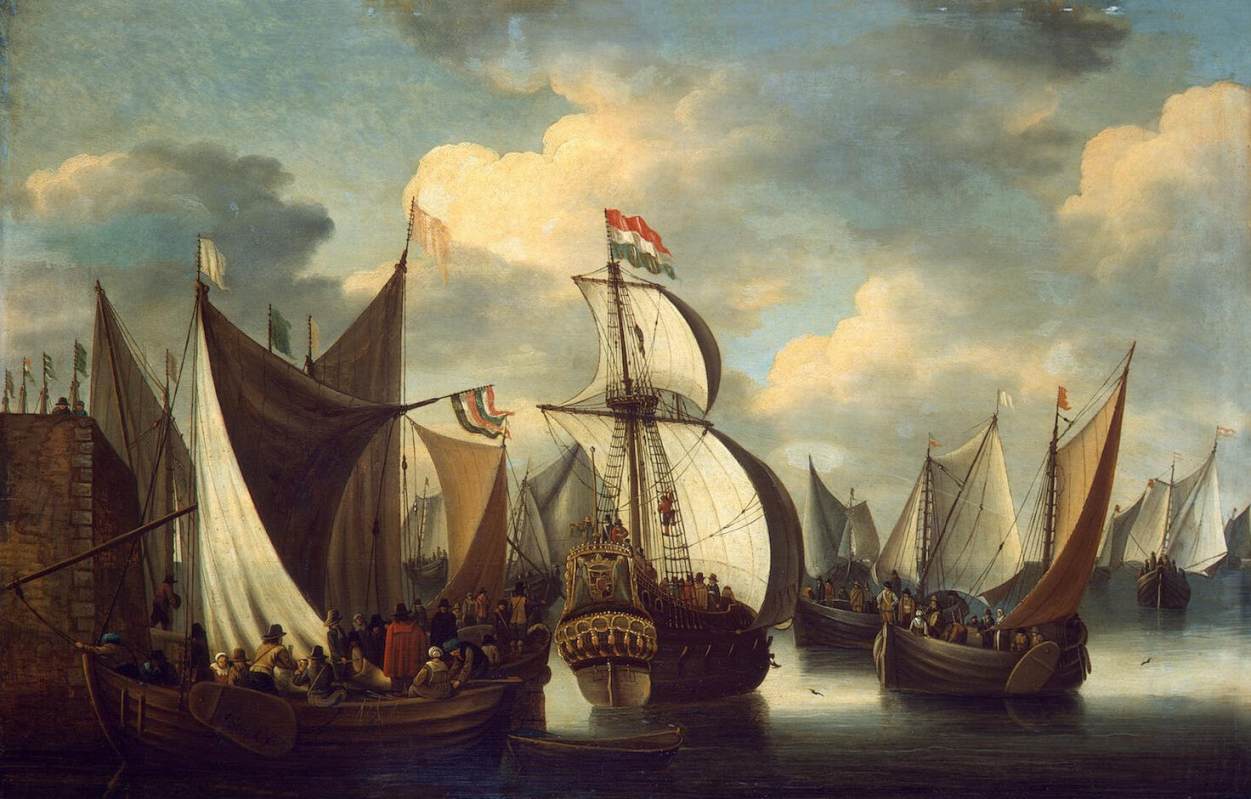 Vue d'un port
