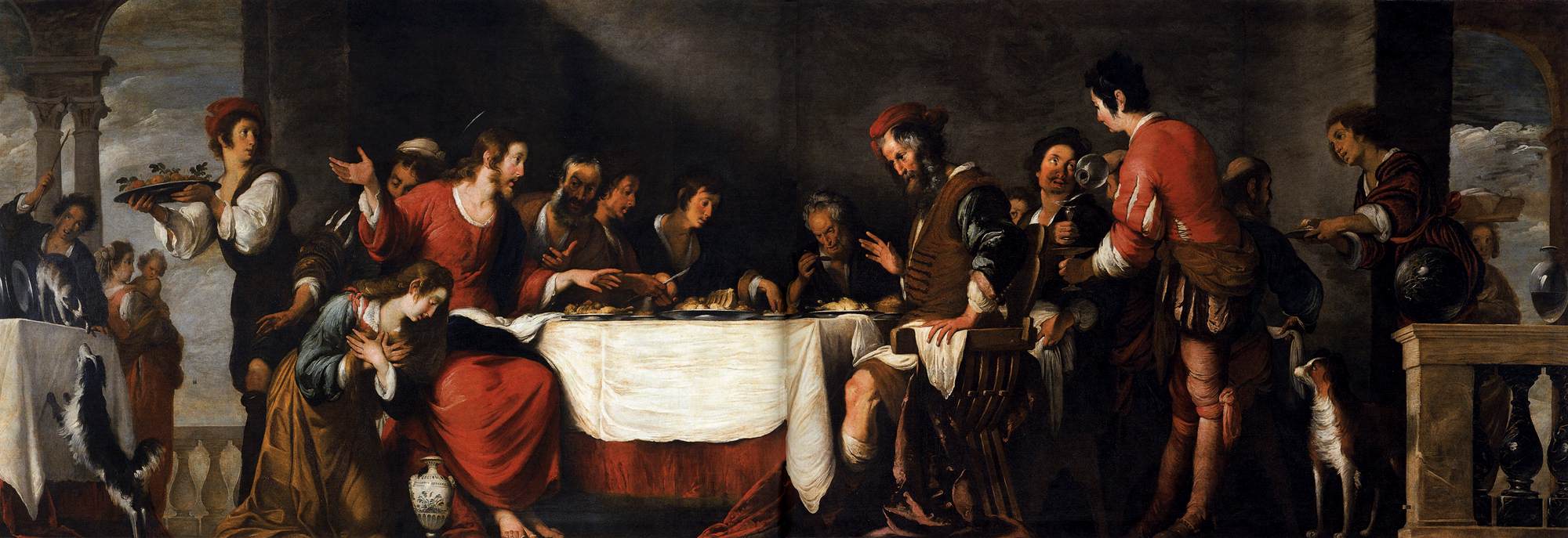 Scène de banquet