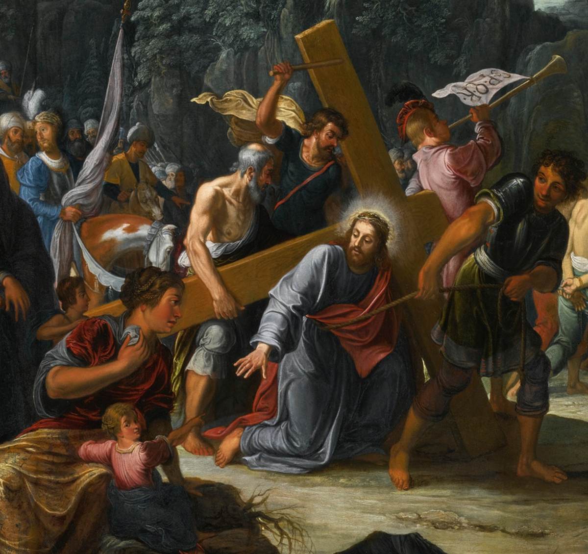 Christ sur le chemin du Calvaire (détail)