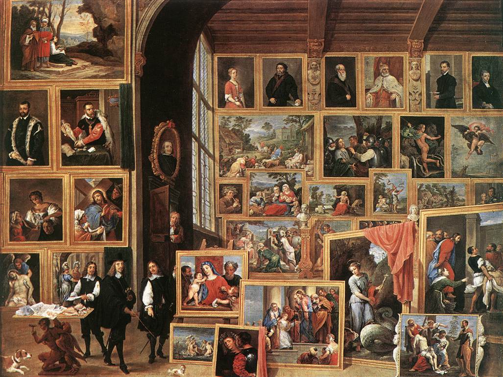 La galerie de l'archiduc Léopold à Bruxelles