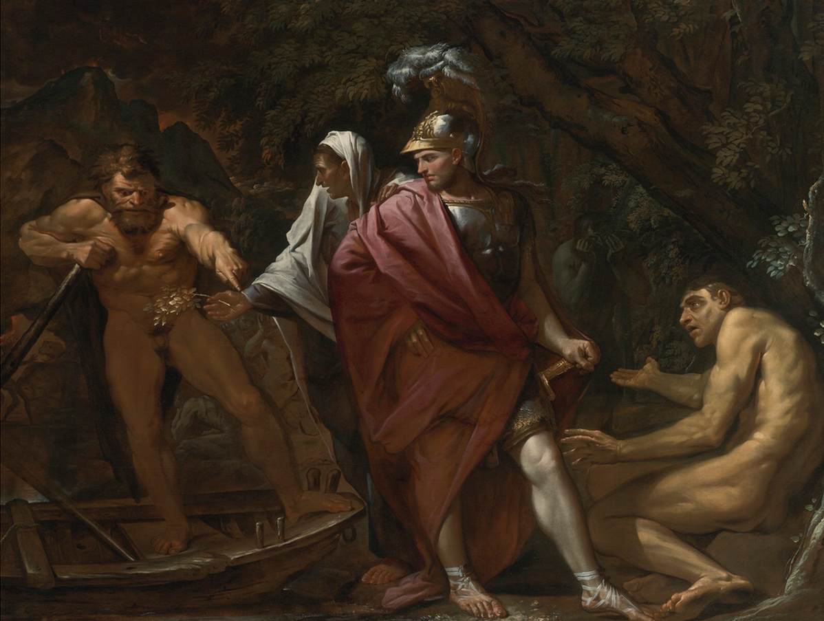 Énée sur la rive du Styx