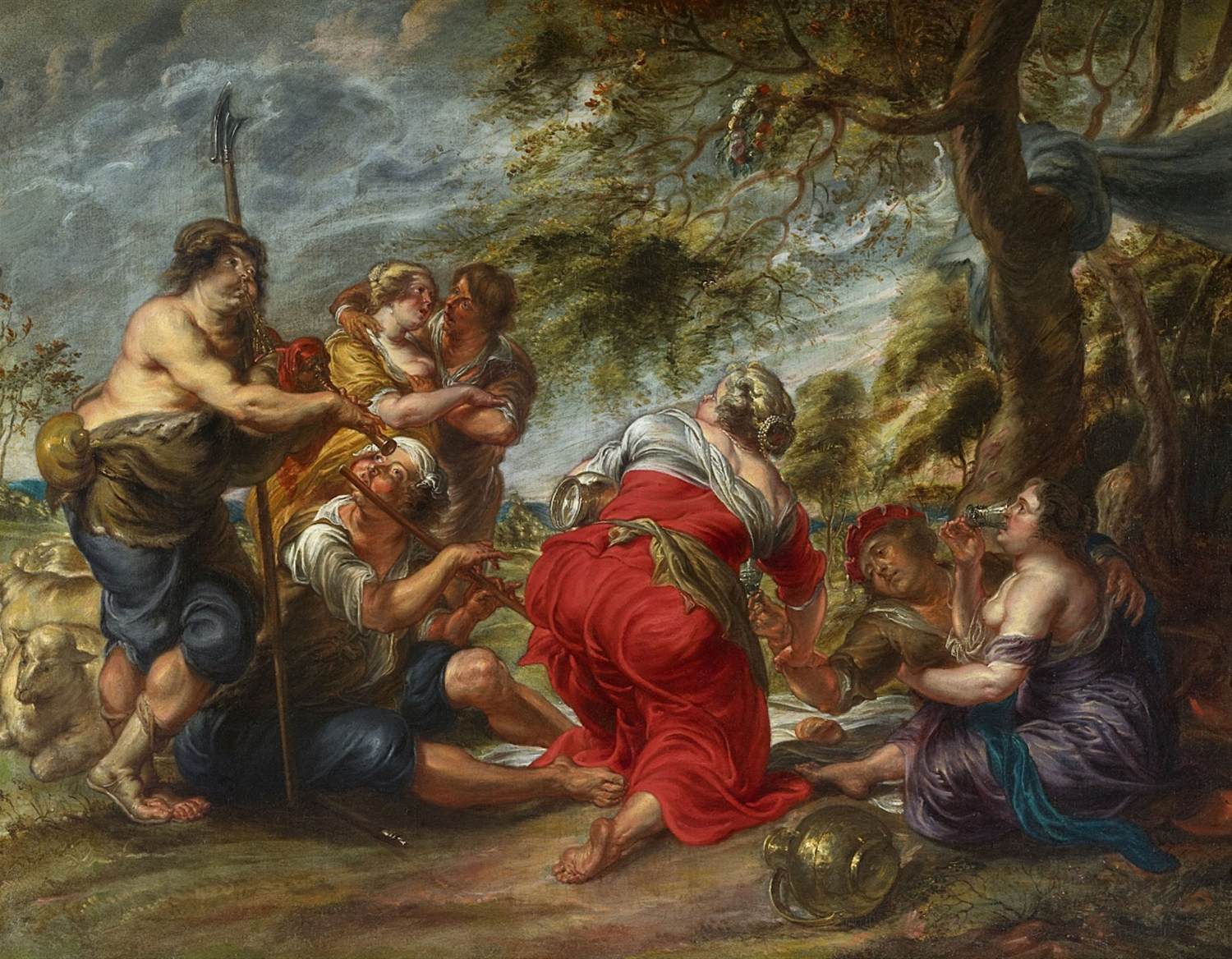 Une scène pastorale