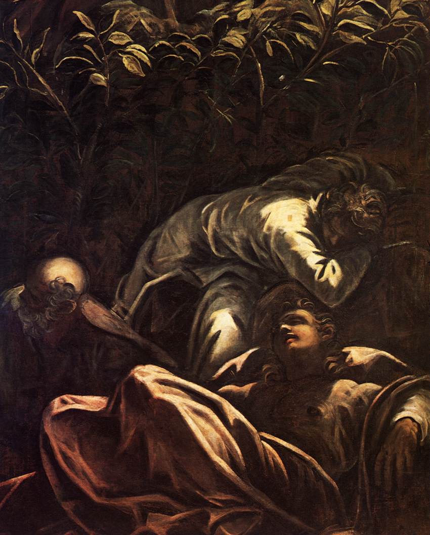 La Prière dans le jardin (détail)