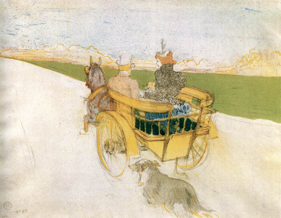 Promenade à la campagne ou le chariot anglais