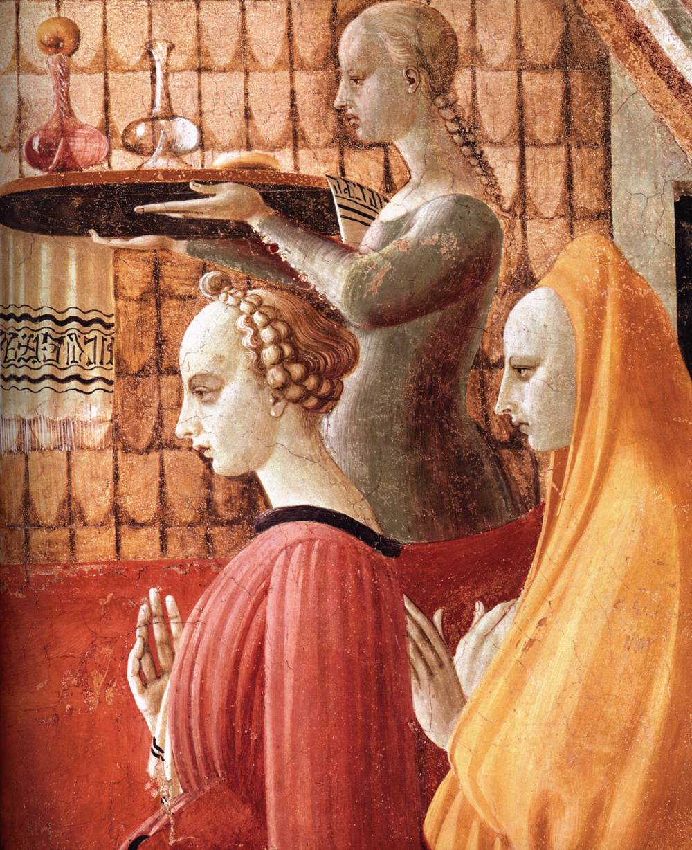 La naissance de la Vierge (détail)