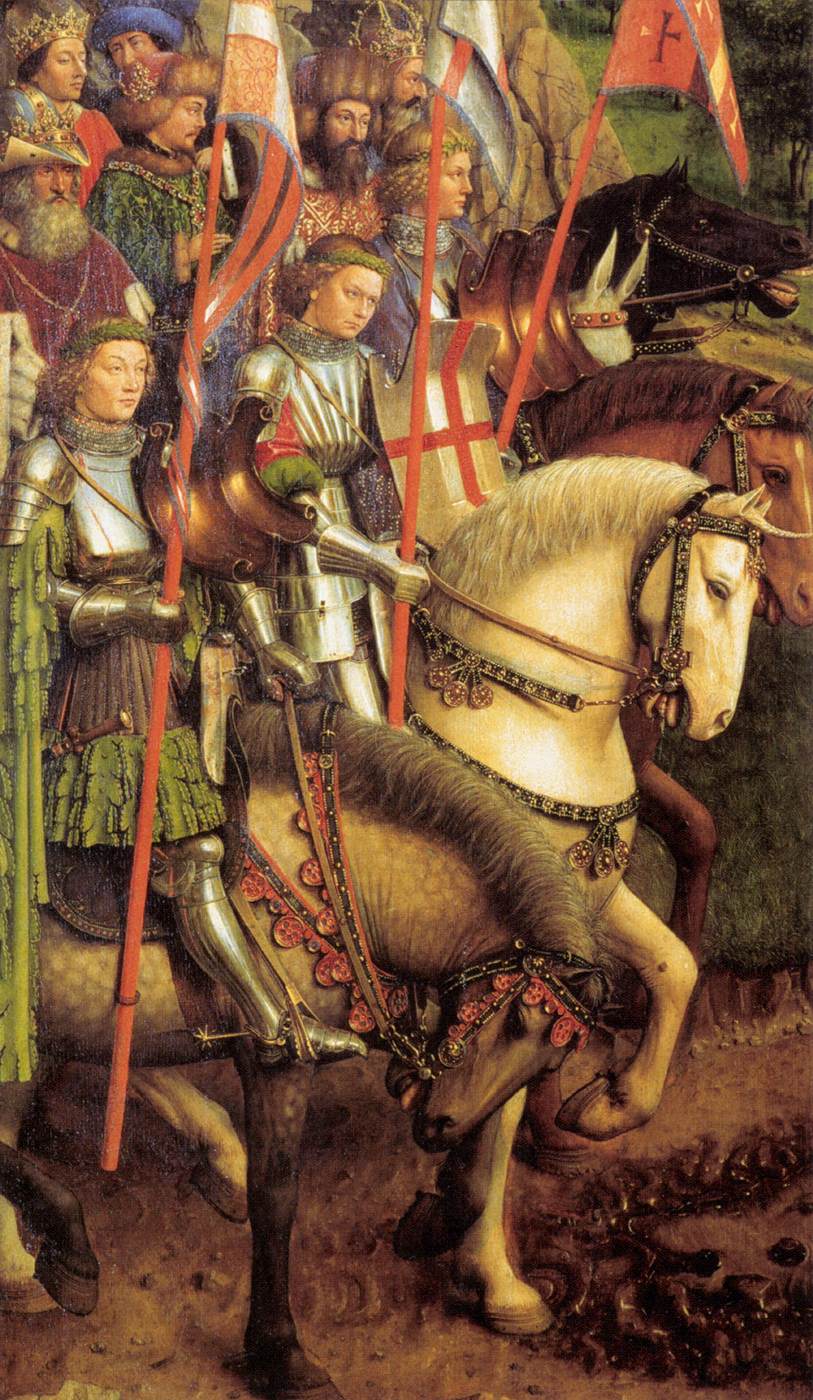 Le Retable de Gand: Adoration de l'Agneau (détail)