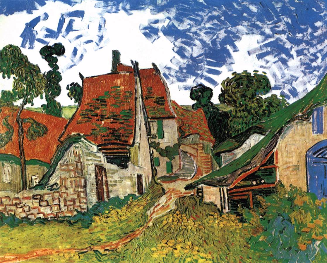 Rue du village à Auvers