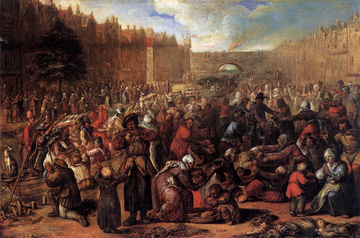 Distribution of Herring et blanc Bread during the Siege of Leiden