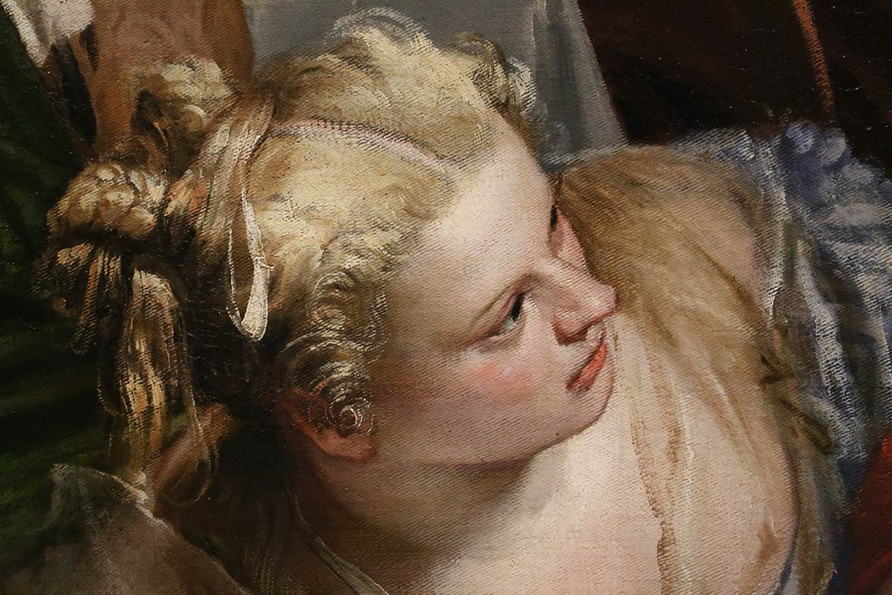 Le festin chez Simon (détail)