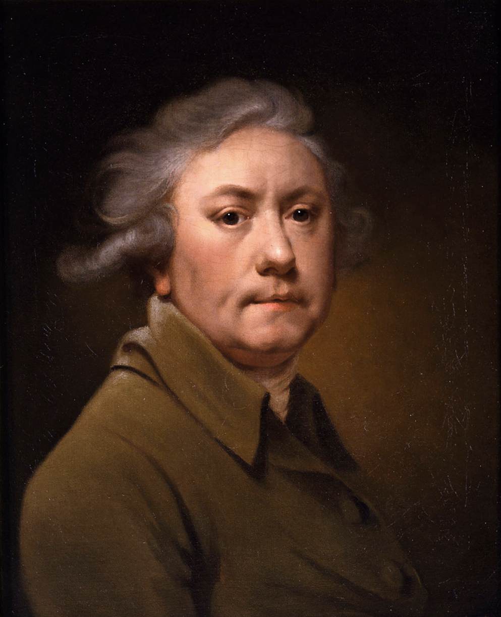 Autoportrait à 59 ans en manteau gris-brun