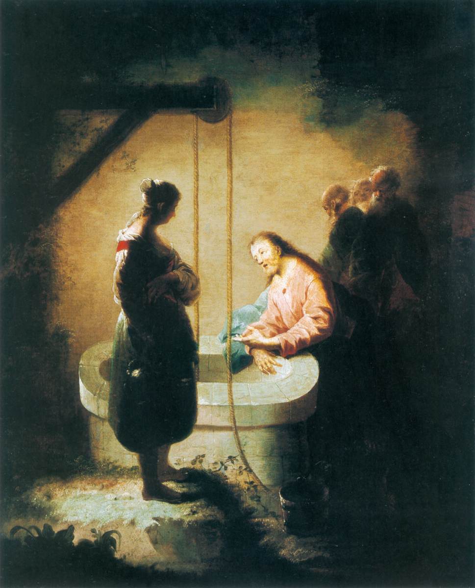 Le Christ et la Samaritaine au puits