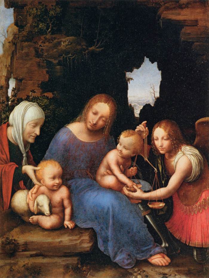 Vierge à l'Enfant avec sainte Élisabeth, saint Jean et saint Michel