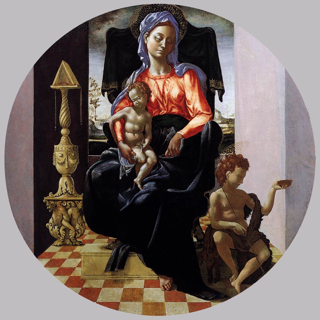 Vierge avec l'Enfant-Christ et le petit saint Jean-Baptiste