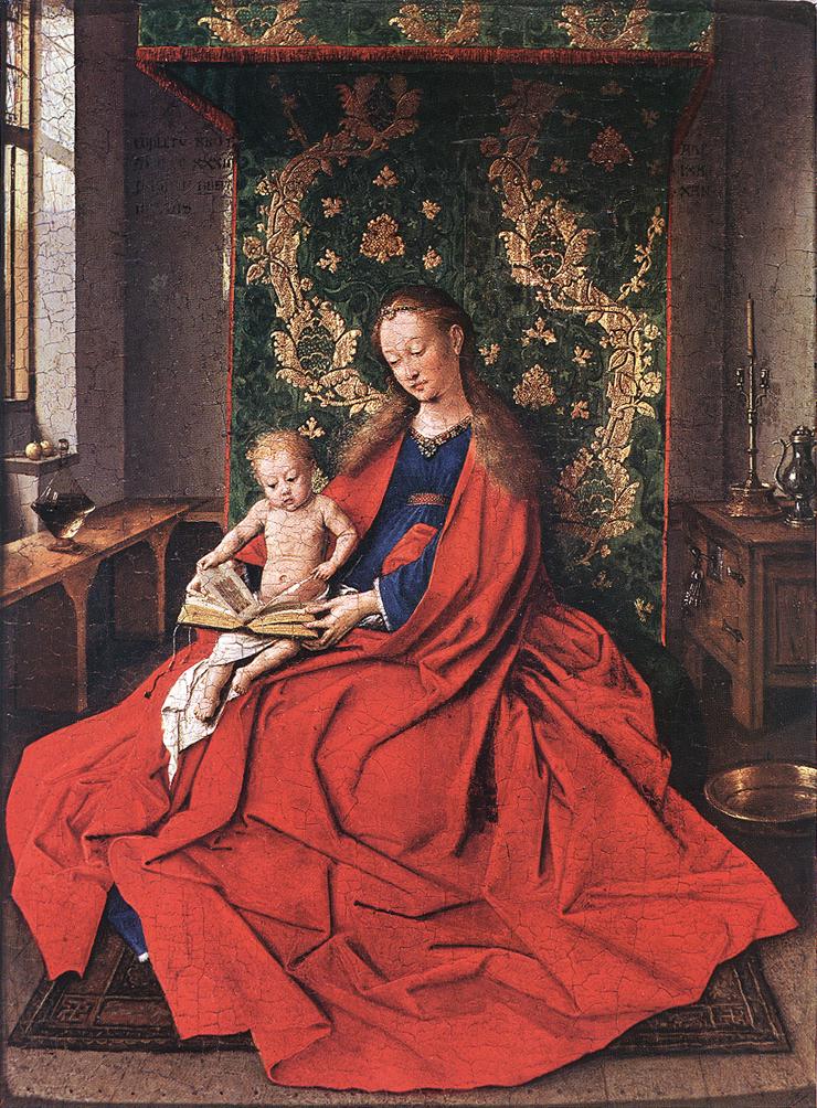 Vierge à l'Enfant lisant
