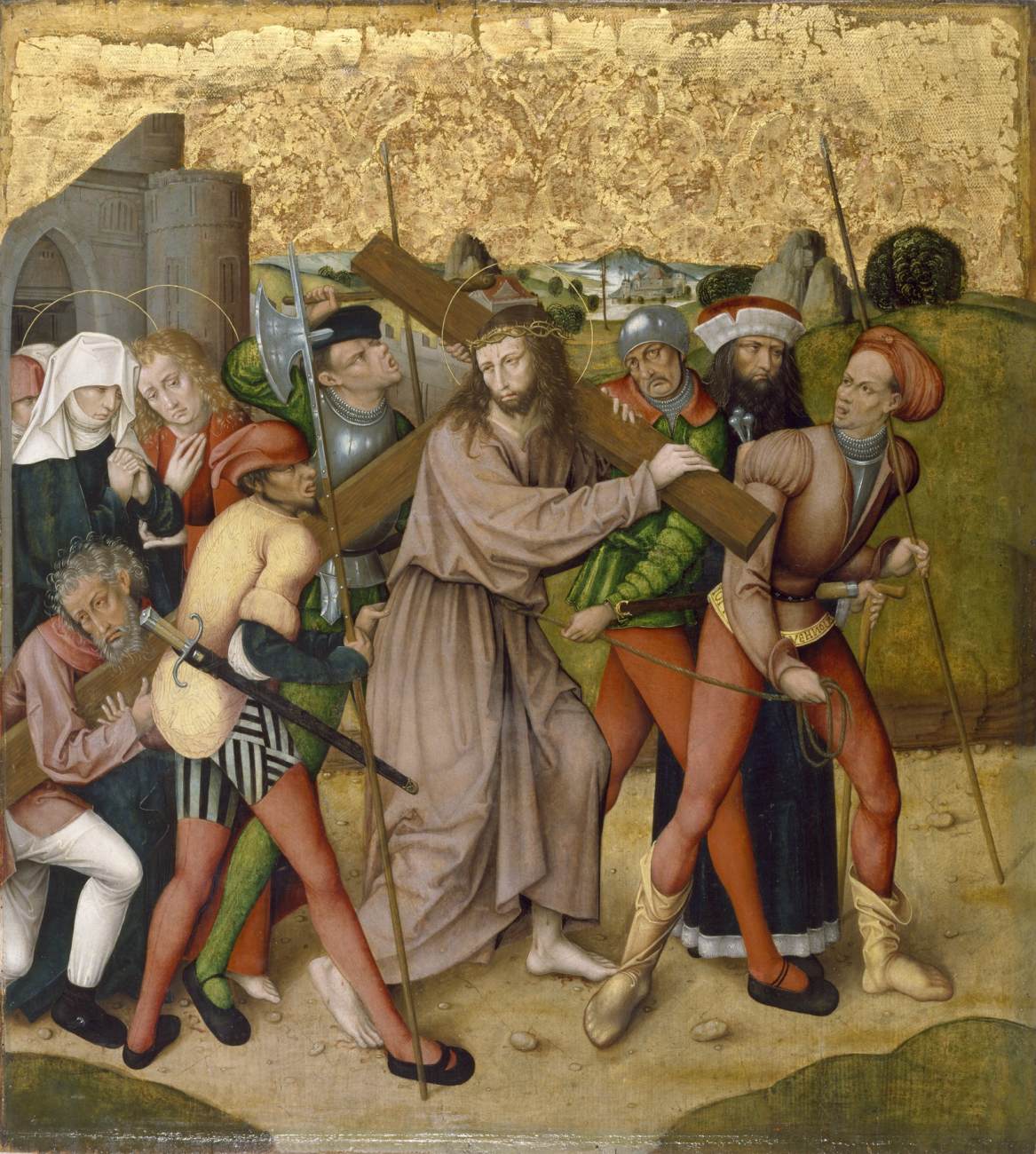 Retable de la Passion du Christ : chemin vers le Calvaire