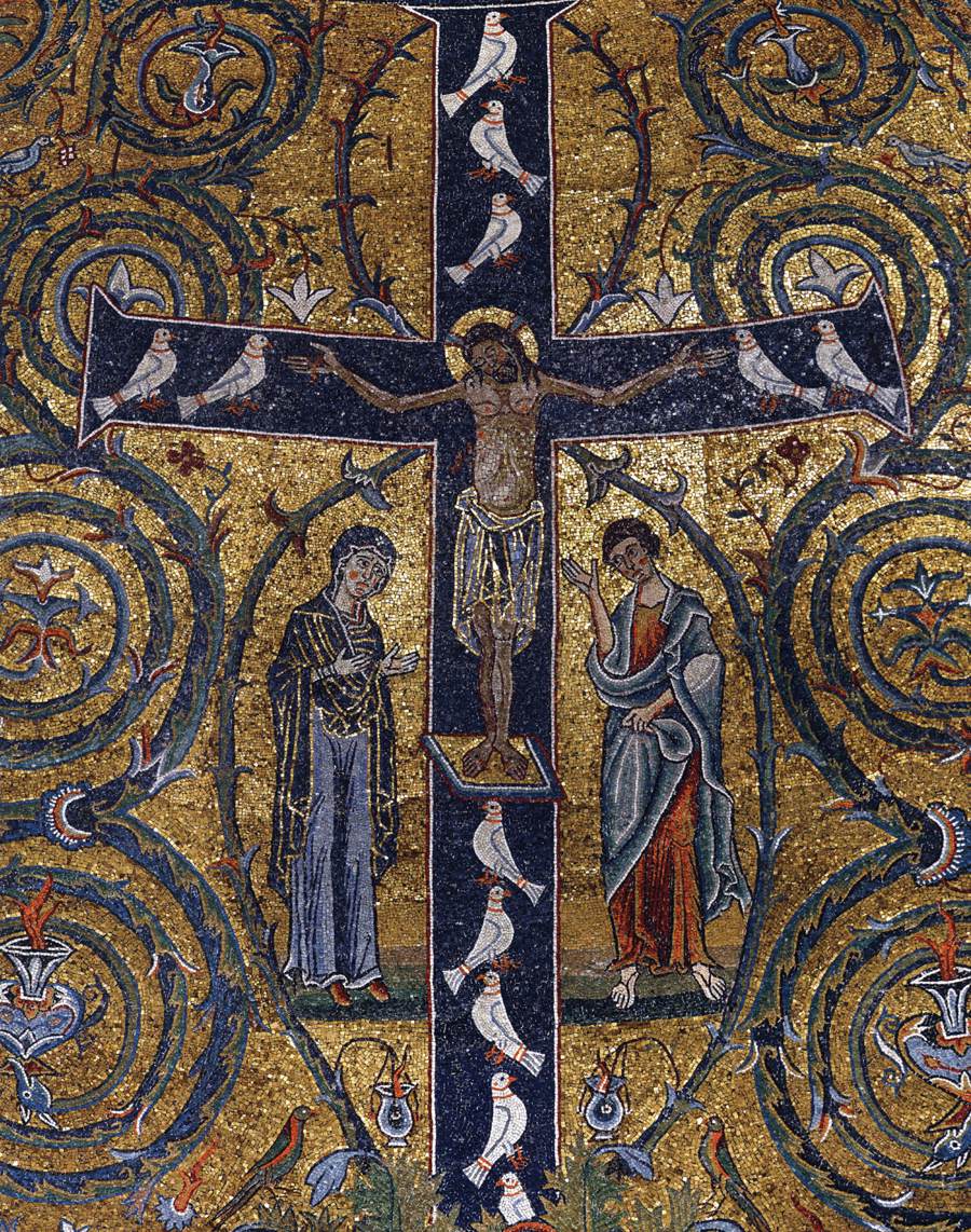 Mosaïque de l'abside (détail)